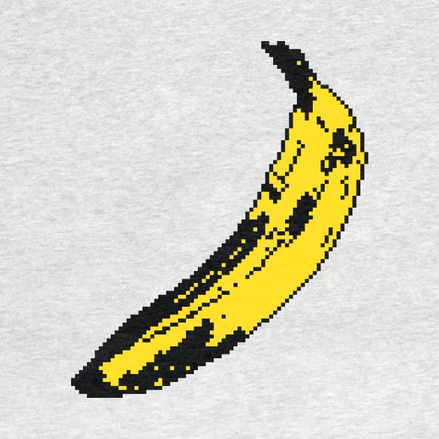 Banana Pop Art 8 Bit by encip